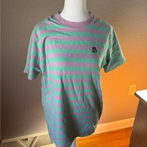 Teddy Fresh Purple and Green Striped Shirt